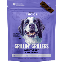 NutriSource® Choice Grillin' Grillers with Turkey Dog Treat SALE