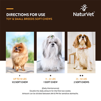 NaturVet® Breed Specific Soft Dental Chew Bag 60ct (NEW)
