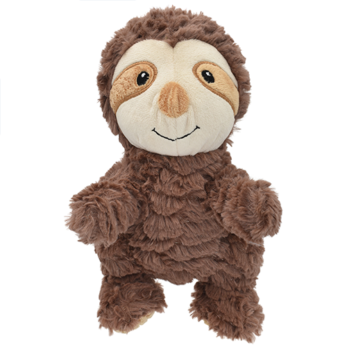 Multipet™ Wrinkleez Sloth 9" Plush Dog Toy