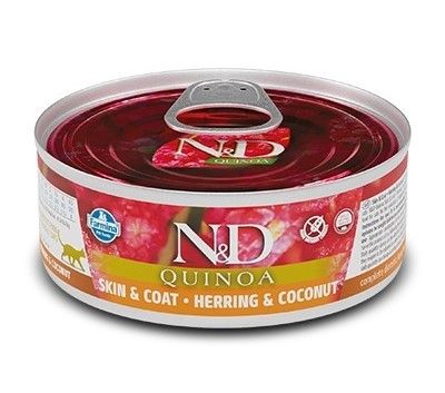 Farmina  Quinoa Skin & Coat Herring & Coconut 2.5 oz Wet Cat