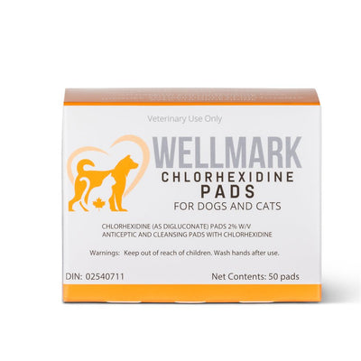 Wellmark Chlorhexidine Pads 50 ct