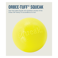 Planet Dog© Orbee-Tuff Squeak Ball Yellow Dog Toy