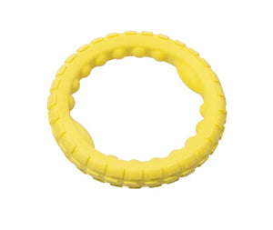 Bud-Z Rubber Ring Foam Yellow Dog 7.5in