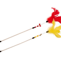 Bud-Z Feather Duster Toy For Cats Goldfinch Cat