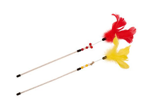 Bud-Z Feather Duster Toy For Cats Goldfinch Cat