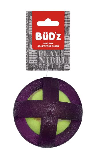 Bud'Z Rubber Dog Toy - With Inserted Tennis Ball