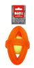 Bud'Z Rubber Dog Toy - With Inserted Tennis Ball, Orange