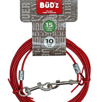 Bud'Z 10ft Tie Out (Up To 15 Lbs) Dog