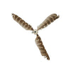 Bud'Z Cat Toy Striped Helicopter And Feathers Duo 6" (NEW)