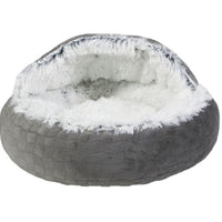 Bud'z Hood Bed Cosmos Grey Dog Cat