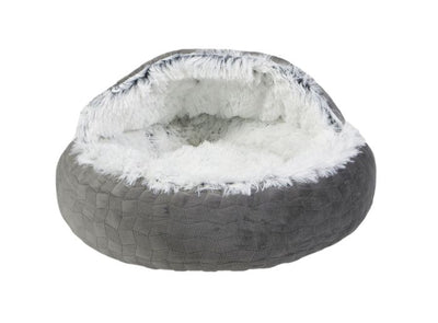 Bud'z Hood Bed Cosmos Grey Dog Cat