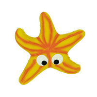 Bud'Z Latex Dog Toy With Squeaker - Starfish Dog 6in