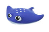 Bud'Z Latex Dog Toy With Squeaker - Stingray, Blue Dog 6in