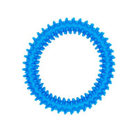 Bud'Z Rubber Dog Toy - Spiky Ring 4in