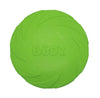 Bud'Z Rubber Dog Toy - Frisbee, Green Dog 9in