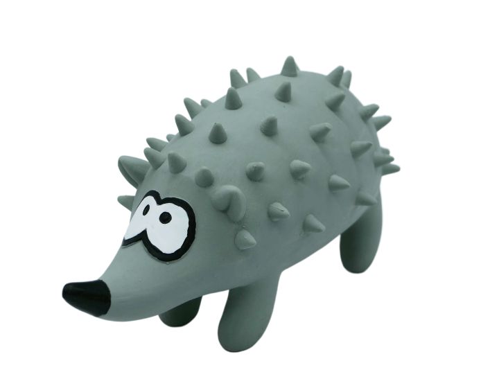 Bud'Z Latex Dog Toy With Squeaker - Hedgehog Dog 6in