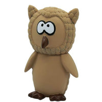 Bud'Z Latex Dog Toy With Squeaker - Owl Dog 5in (NEW)