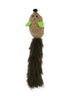 Bud'Z Cat Toy With Catnip Tube Mouse With Silky Tail, Cork Cat 10"