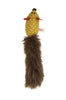 Bud'Z Cat Toy With Catnip Tube Mouse With Silky Tail, Dijon Cat 10"