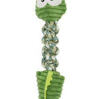 Bud'Z Plush Toy With Rope Bayou Crocodile Dog 17"