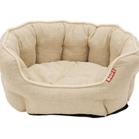 Bud'Z Round Deluxe Cuddler Medium Cream Dog or Cat