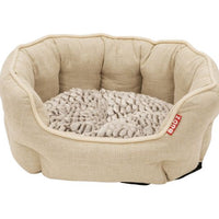 Bud'Z Round Deluxe Cuddler Medium Cream Dog or Cat