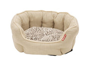 Bud'Z Round Deluxe Cuddler Medium Cream Dog or Cat