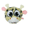 Bud'Z Rubber Dog Toy Wrapped Spiky Ball Giraffe 4" (NEW)