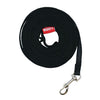 Bud'Z Long Training Leash With Anti-Slip Strips Black (NEW)