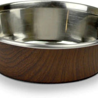 OurPets® Durapet® Woodgrain Bowls Dark Brown 4 Cup