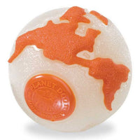 Planet Dog Orbee Tuff Orbee Ball Glow Orange Medium Dog