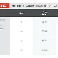 Ezydog Oxford Leather Collar Black (NEW)