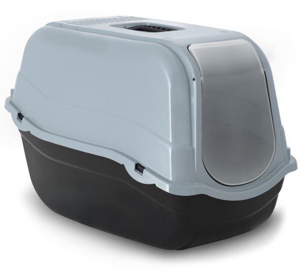 Bergamo Romeo Litter Pan With Top Ice Blue (NEW)