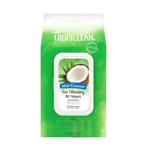 Tropiclean Ear Cleaning Wipes Dog & Cat 50pk