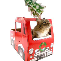 Companion Gear Red Truck Scratcher House Cat