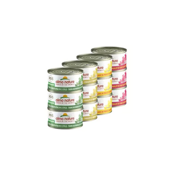Almo Nature (1062H) Natural Rotational Pack 3 Chicken & Tuna Cat Can 12/70g