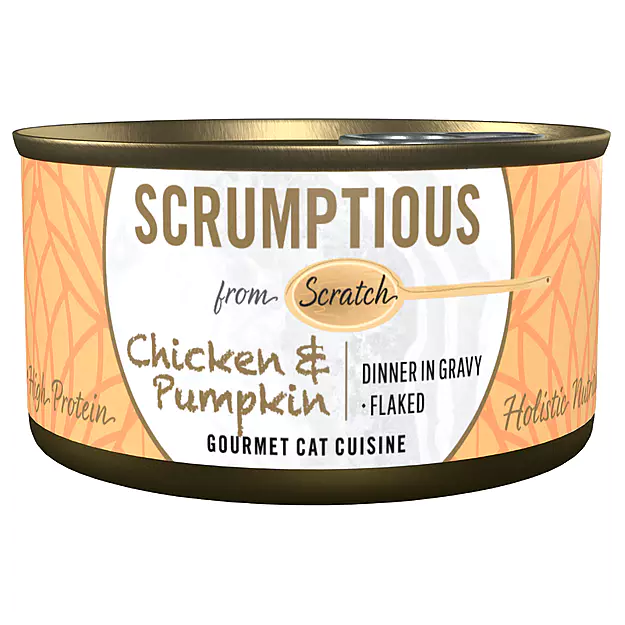 SCRUMPTIOUS FROM SCRATCH Chicken & Pumpkin Cat food 79g