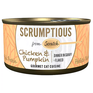 SCRUMPTIOUS FROM SCRATCH Chicken & Pumpkin Cat food 79g