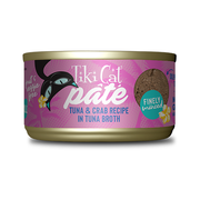 Tiki Cat® Grill Pâté Tuna & Crab Recipe in Tuna Broth Wet Cat Food 2.8oz