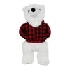 Tall Tails Plush Polar Bear with Plaid Jacket 12"