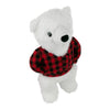 Tall Tails Plush Polar Bear with Plaid Jacket 12"