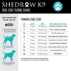 Shedrow K9 Tundra Dog Coat Tornado