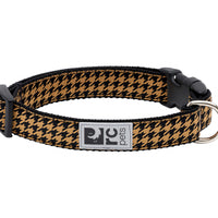 RC Pets  Clip Collar Houndstooth Toffee (NEW)