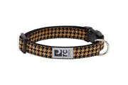 RC Pets  Clip Collar Houndstooth Toffee (NEW)