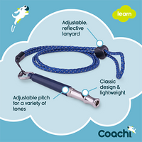 Company of Animals® Coachi® Professional Whistle Navy