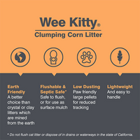 Rufus & Coco® Wee Kitty® Clumping Cat Litter