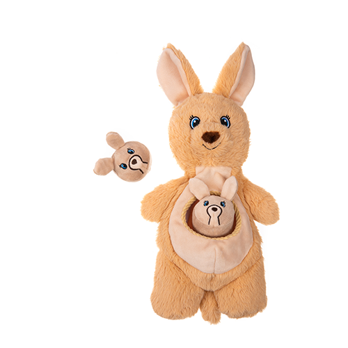 Growl™ Sidekicks Kanga & Joey Dog Toy (NEW)