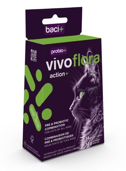 Baci Probio+ Vivoflora Action+ Cat - 14g Tube (NEW)