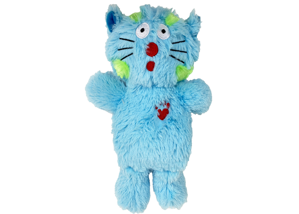 Multipet Bowzer and Meowzer Maximum Cat Large Plush Dog Toy
