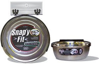 Mid-West Homes Snapy Fit Stainless Steel Water Feed Bowl Dog 1pc 1qt